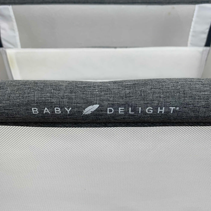 Shop Baby Delight Beside Me Dreamer Bassinet & Bedside Sleeper, Charcoal Tweed at GoodBuy Gear