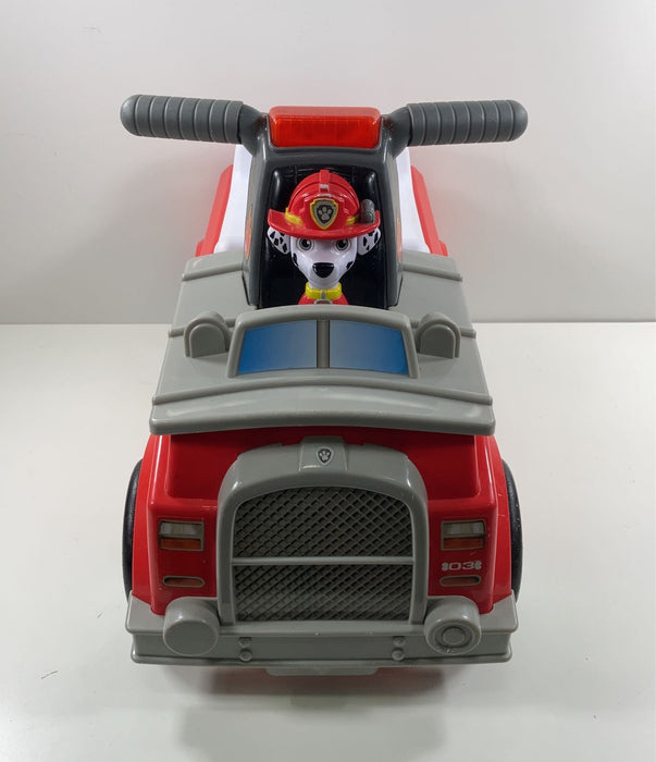 used PAW Patrol Marshall Fire Truck Ride On Push Toy