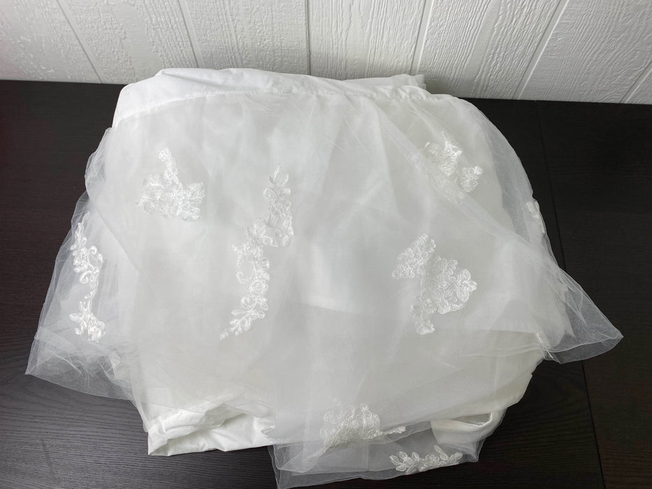 secondhand Pottery Barn Kids Crib Skirt, Collaboration with Monique Lhuillier