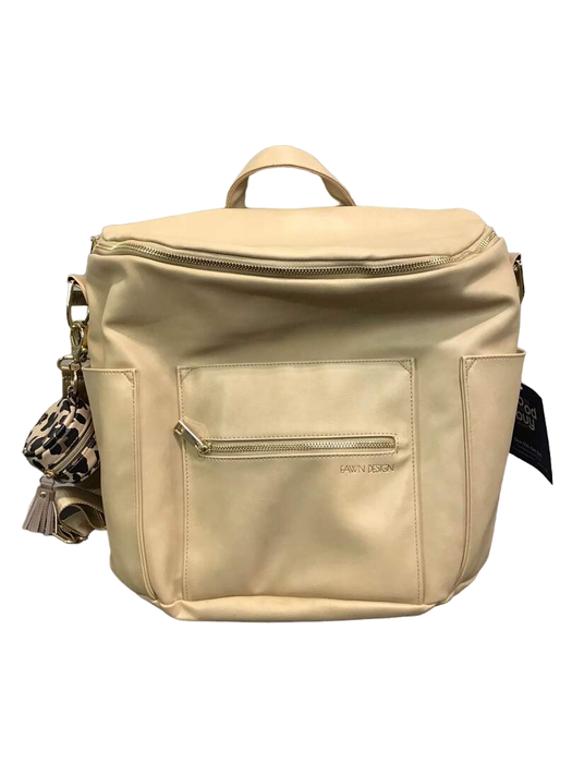 used Fawn Design The Original Diaper Bag, Tan