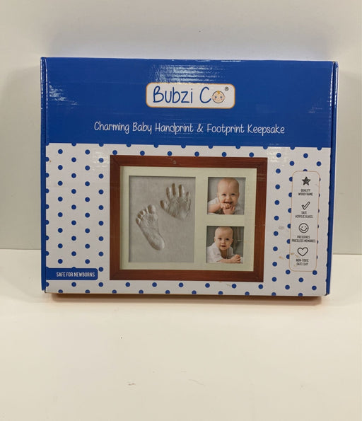 used Bubzi Co Air Drying Clay Handprint & Footprint Photo Frame