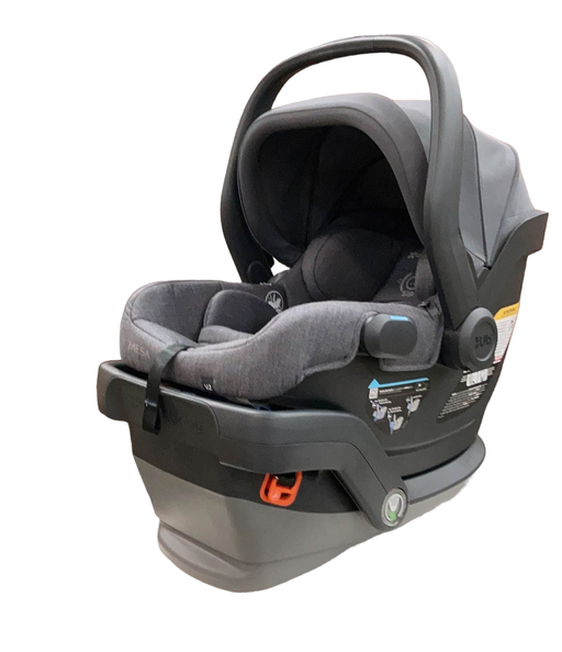 used UPPAbaby MESA V2 Infant Car Seat, 2023, Charcoal Melange Merino Wool)