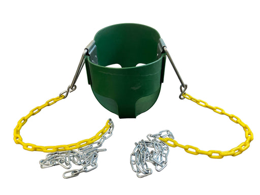 used Eastern Jungle Gym Heavy-Duty High Back Full Bucket Toddler Swing