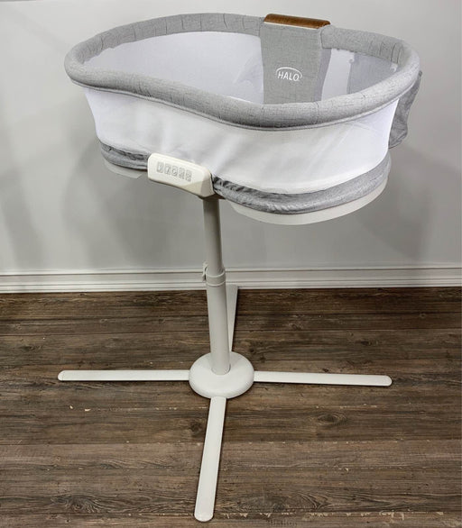 Shop Halo BassiNest Swivel Sleeper Luxe Series, Dove Grey Tweed at GoodBuy Gear