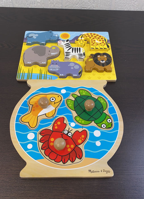 used BUNDLE Wooden Puzzles