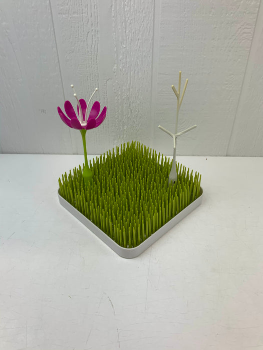 used Boon Grass Countertop Drying Rack with Accessory