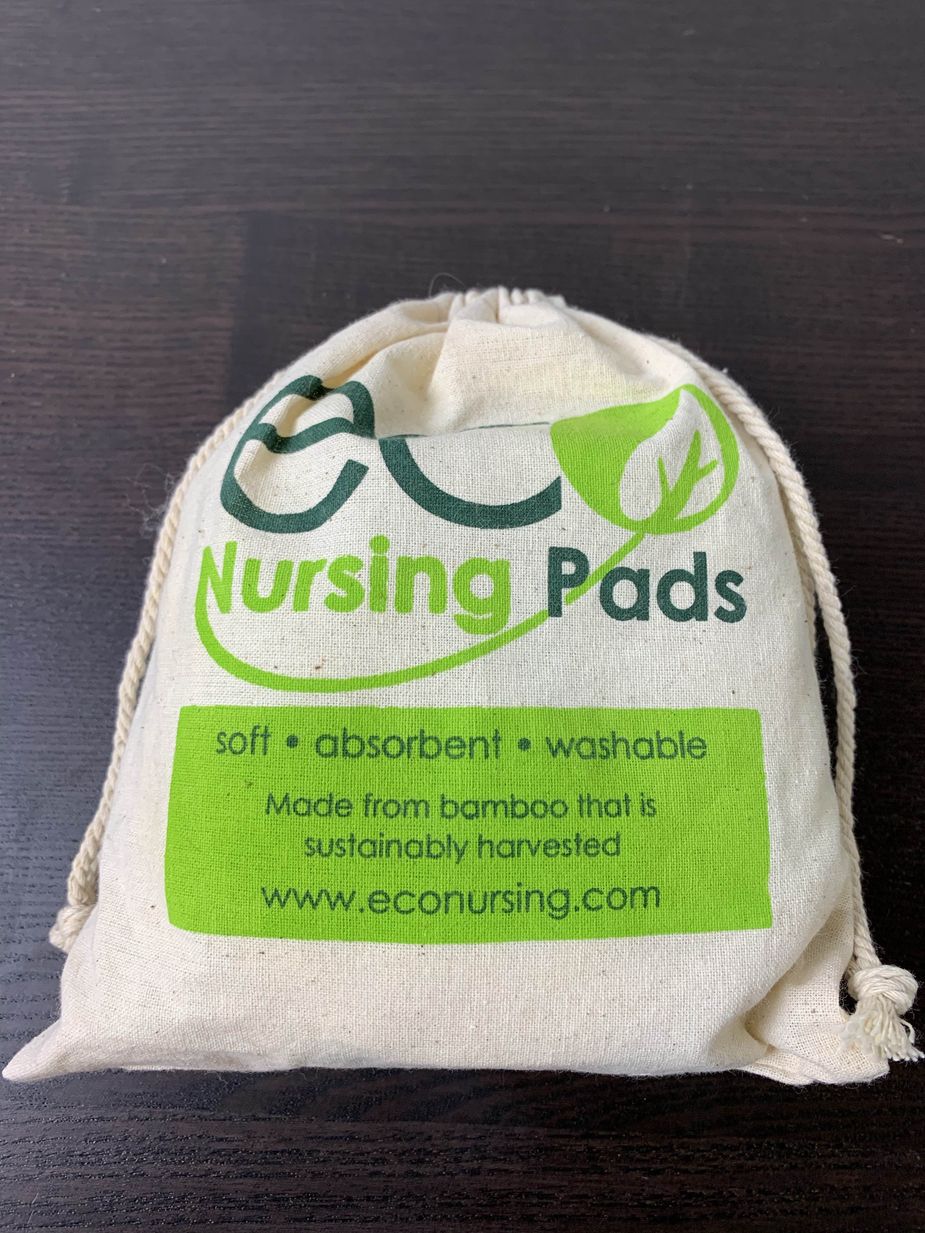 Washable Reusable Bamboo Nursing Pads, Organic Bamboo Breastfeeding Pads, 4  Flower Pads, 10 Pack with 2 Pouches & E-Book