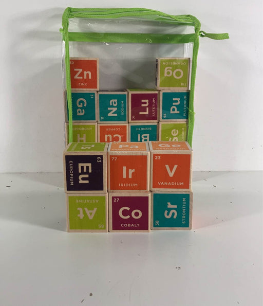 secondhand Wooden Periodic Table Blocks