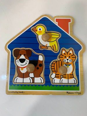 Melissa & Doug House Pets Puzzle: Jumbo Knob