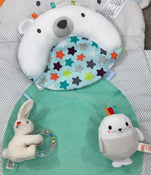 secondhand Bright Starts Tummy Time Prop & Play Mat, Bear