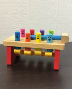 used Melissa & Doug Deluxe Pounding Bench Wooden Toy