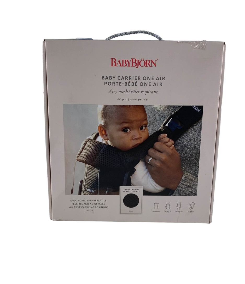 BabyBjorn Baby Carrier One Air Black Mesh