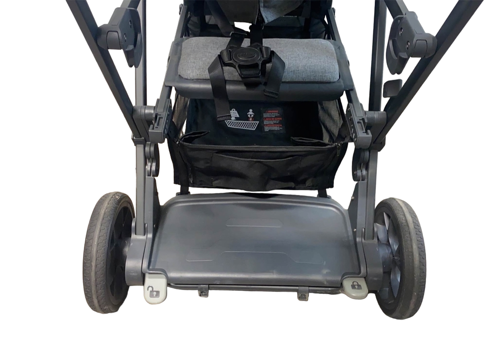 Joovy Caboose S Too Sit And Stand Double Stroller, 2018, Black Melange