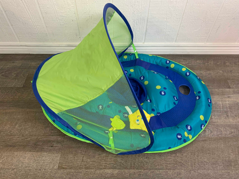 secondhand SwimWays Baby Spring Float with Sun Canopy