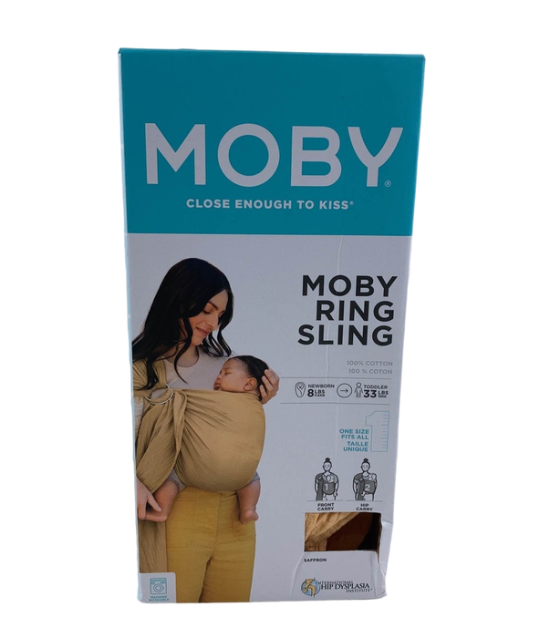 used Moby Ring Sling, Saffron