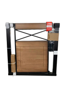 secondhand Safety 1st Easy Install Modern Farmhouse Gate, Modern Brown