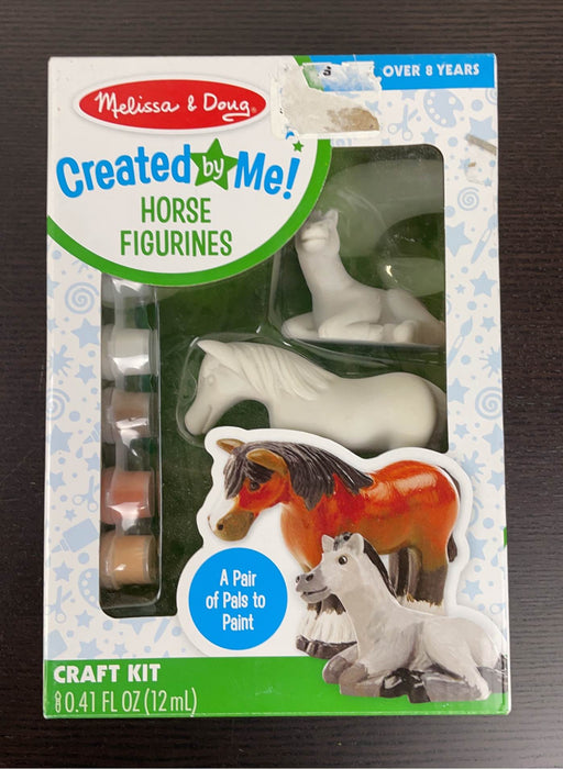 used Melissa & Doug Created By Me! Horse Figurines Craft Kit