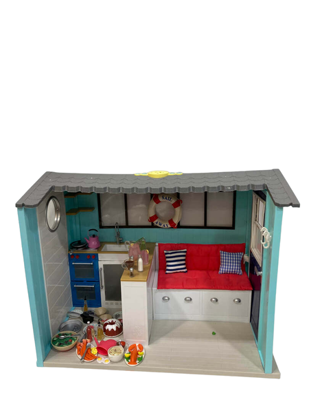 American girl best sale doll beach house