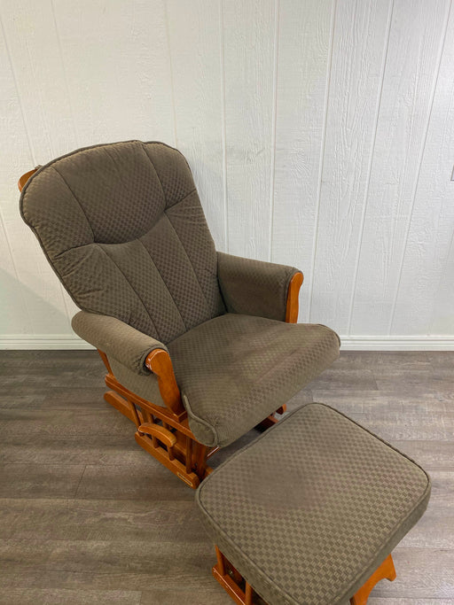 used Shermag Glider And Ottoman