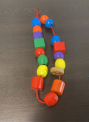 secondhand Melissa & Doug Primary Lacing Beads