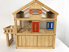 used Plan Toys Wooden Doll House