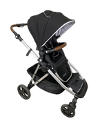 used Mockingbird Single to Double Stroller, 2022, Silver with Penny Leather, Windowpane, Black 