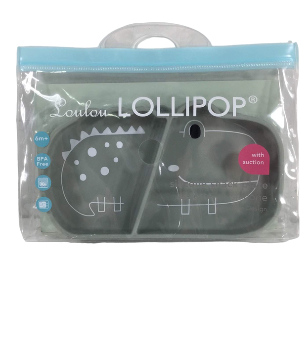 Shop LouLou Lollipop Silicone Suction Snack Plate, Alligator at GoodBuy Gear