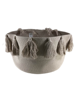 Shop Lorena Canals Tassels Basket, Natural at GoodBuy Gear
