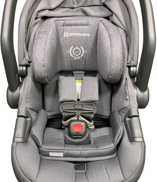 UPPAbaby MESA MAX Infant Car Seat and Base, 2022, PureTech Greyson