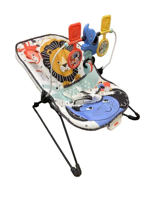 used Fisher Price Baby Bouncer, Lion Around