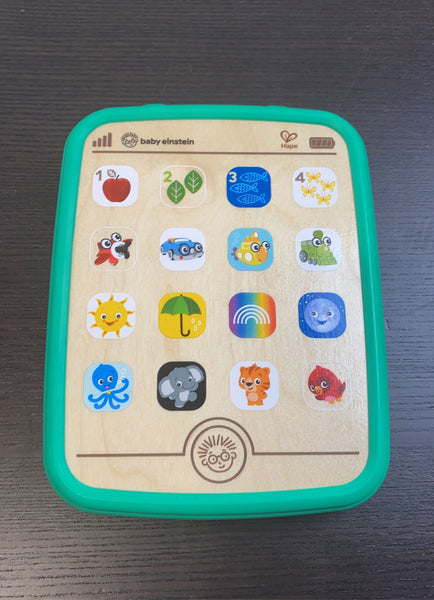 Baby Einstein Magic Touch Curiosity Tablet Wooden Musical Toy, Ages 6  months + 