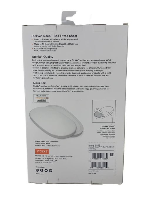 secondhand Stokke Sleepi Fitted Sheet