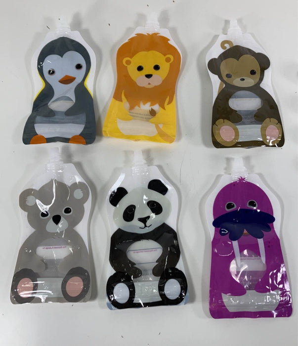 Shop Squooshi Reusable Food Pouches 5 oz-6 Count at GoodBuy Gear