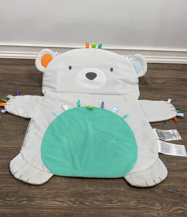 secondhand Bright Starts Tummy Time Prop & Play Mat, Polar Bear