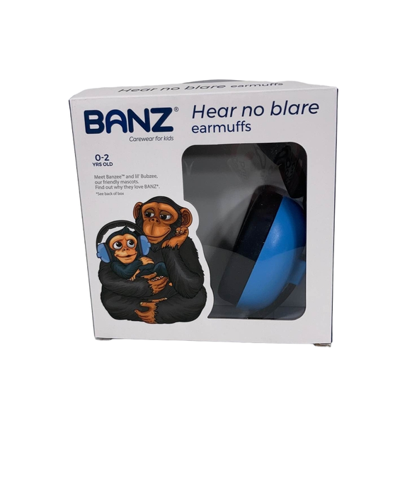 used Banz Hear No Blare Earmuffs, Baby Blue