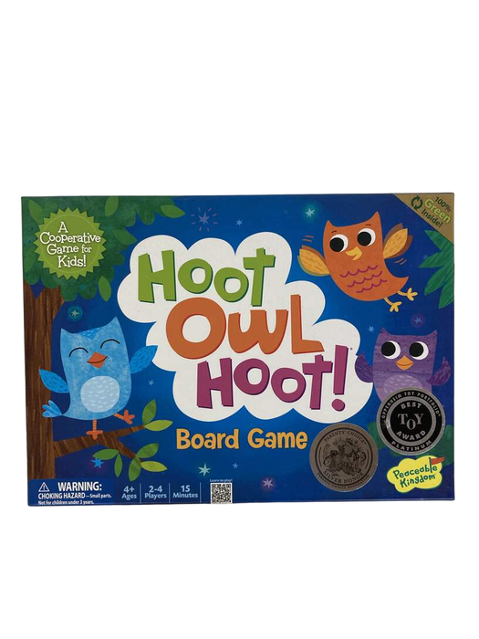 used Peaceable Kingdom Hoot Owl Hoot Board Game