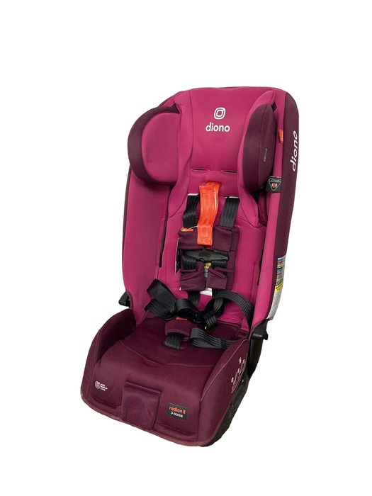 used Diono Radian 3RXT Convertible Car Seat, 2020, Purple Plum