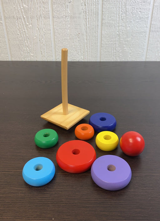 secondhand Melissa & Doug Rainbow Stacker Classic Toy