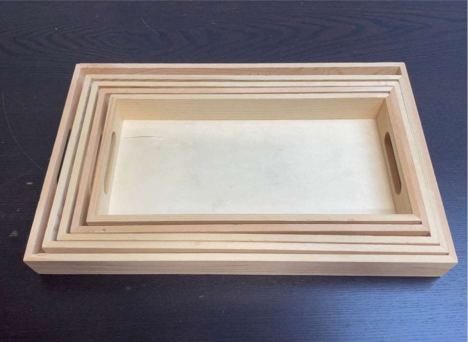 used Multicraft Imports Wooden Trays