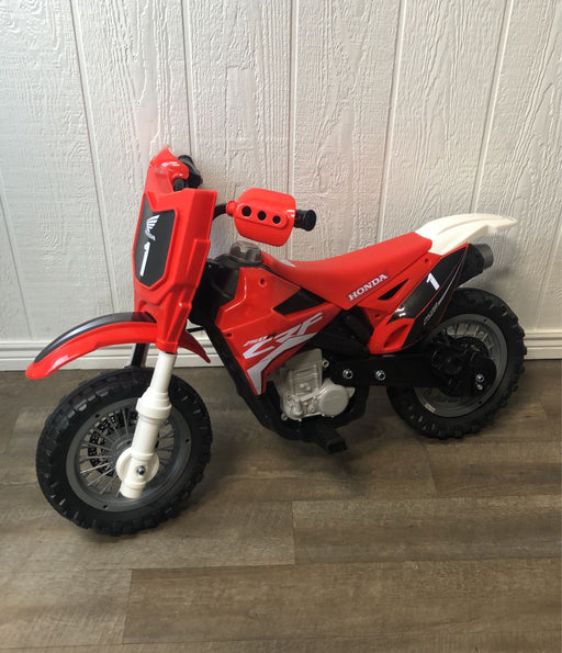 secondhand Best Ride On Cars Toddler Kids Electric 6 Volt Toy Dirt Bike, Honda CRF250R