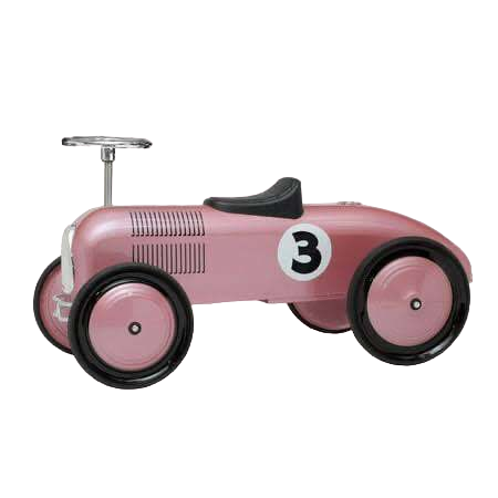 secondhand Morgan Cycle Retro Racer Ride On, Pink