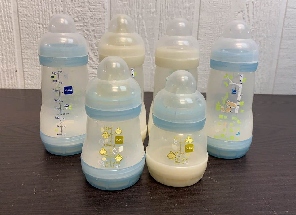 used BUNDLE MAM Baby Bottles