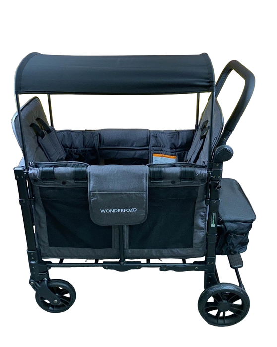 secondhand Wonderfold W2 Elite Multifunctional Stroller Wagon, 2023, Charcoal Grey