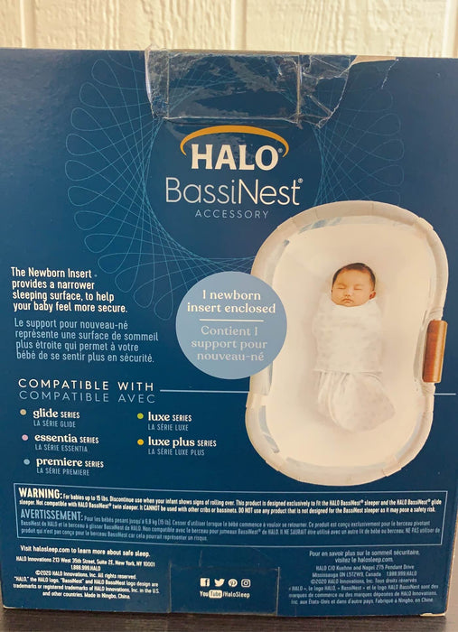 secondhand Halo BassiNest Newborn Insert