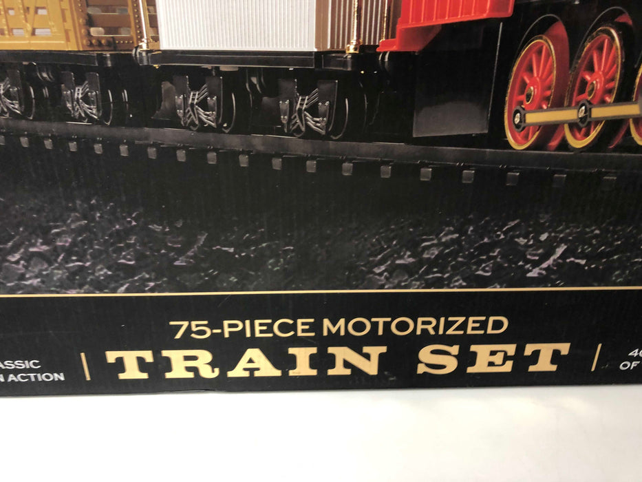 secondhand FAO Schwartz 75-Piece Motorized Train Set