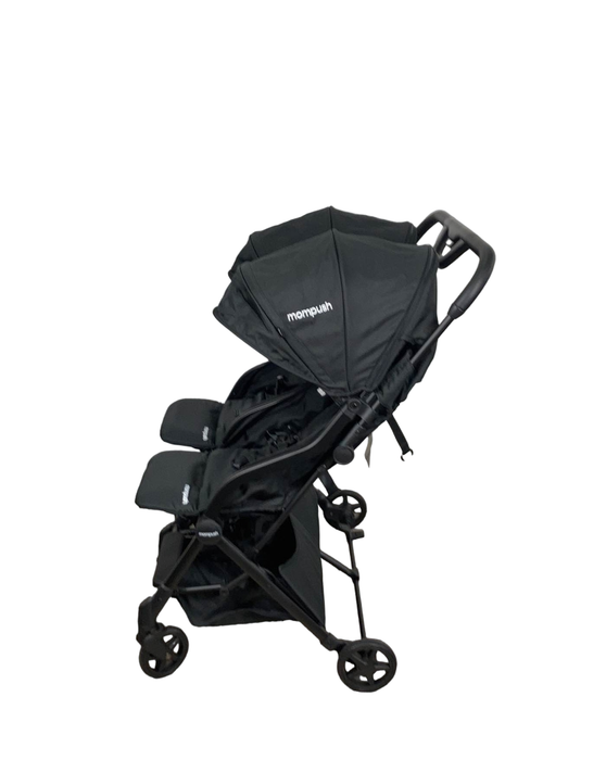 secondhand Mompush Lithe Double Stroller, 2022, Black
