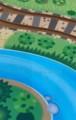 secondhand Melissa & Doug Take-Along Railroad