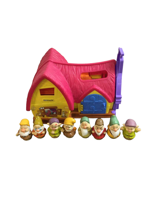 used Fisher Price Little People Disney Princess Snow White Cottage Play Set