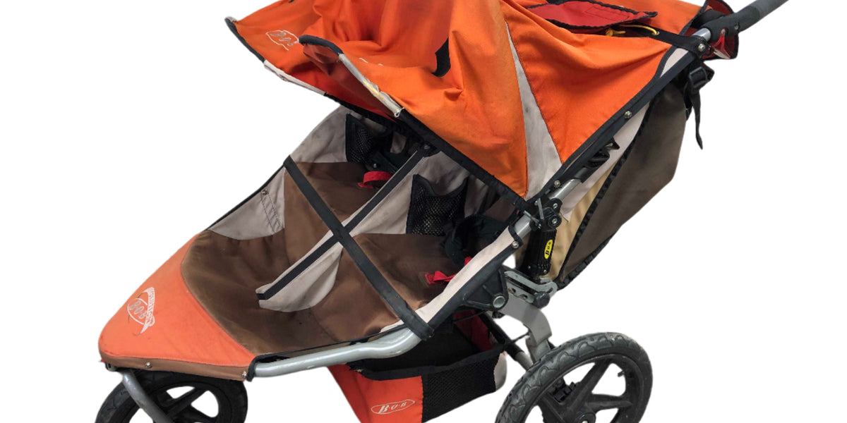 Jogging Stroller Orange Bob Side By Side Stroller Bob Double