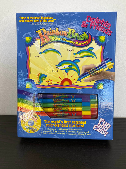 used Rainbow Brush Color Blending Markers Kit, Dolphins and Friends